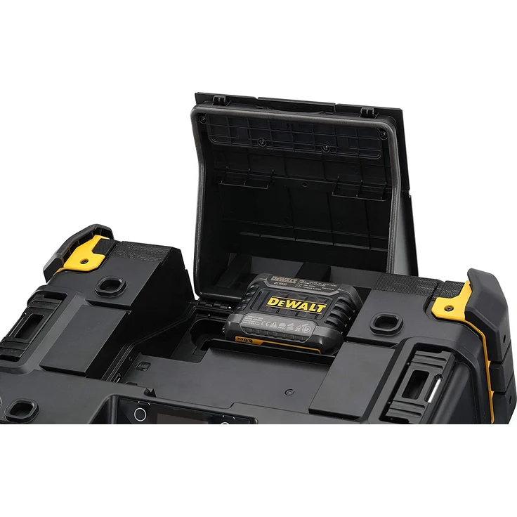 DeWalt DWST1-81078-QW TSTAK Baustellenradio mit Bluetooth, LCD-Display, spritzwassergeschützt, schwarz – Bild 5