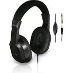 hama Thomson HED4407 TV-Kopfhörer (132469) mit langem Kabel On-Ear-Kopfhörer mit Mikrofon, schwarz