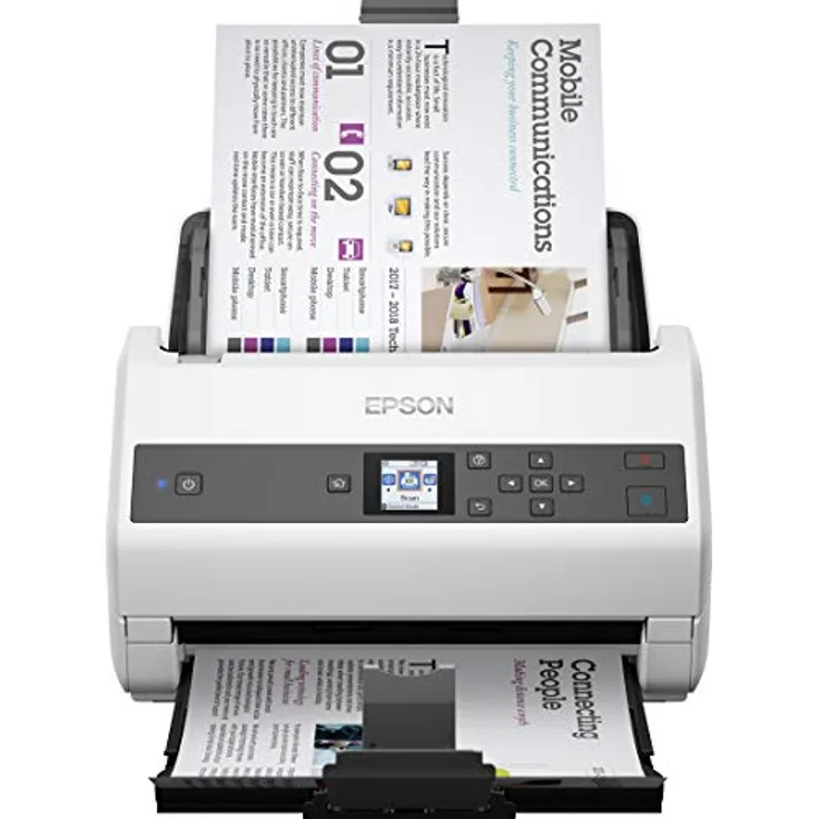 Epson Workforce DS-870 Scanner, Grau-Anthrazit