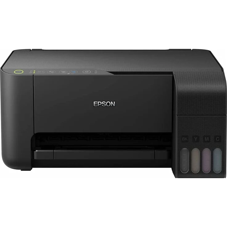 Epson EcoTank ET-2715 (3-in-1) Multifunktionsdrucker - Farbe, Druckgeschwindigkeit: 10 s/w, 5 Farbe, Auflösung: 5760 x 1440, WLAN, Mobile Print, Wi-Fi Direct (C11CG86417) – Bild 1