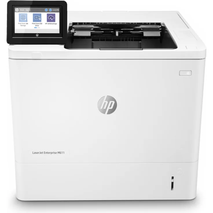 HP LaserJet Enterprise M611dn - Laserdrucker, Mono, Auflösung: 1200 x 1200 dpi, Druckgeschwindigkeit (S/W): 65 S/min, Papierzufuhr: 550 Blatt (7PS84A)