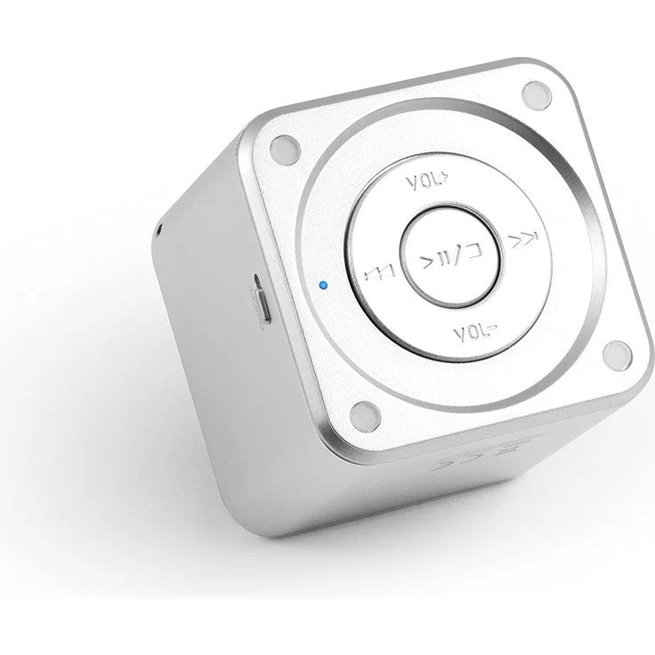 Technaxx MusicMan mini Wireless Soundstation BT-X2 Bluetooth-Lautsprecher mit Kartenleser, silber – Bild 2