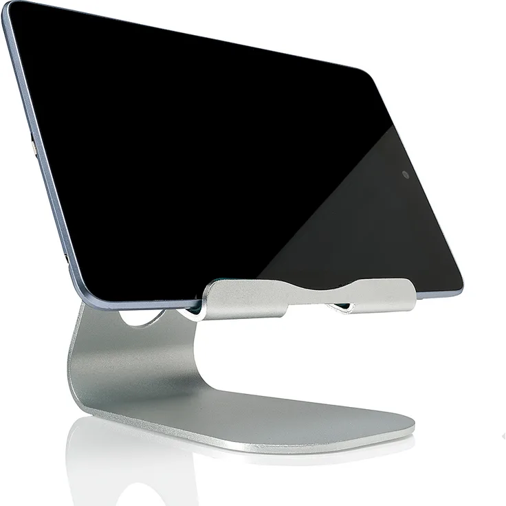 Slabo Tablethalterung für Microsoft Surface Pro (2017) | Microsoft Surface Pro 4 (12,3 Zoll) | Microsoft Surface Pro 6 | Microsoft Surface Pro 7 | Microsoft Surface Pro X | Microsoft Surface Go 2 ''Aluminium'' - SILBER