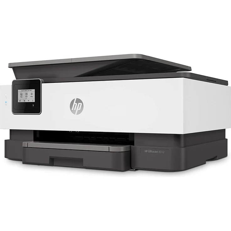 HP OfficeJet 8012 (3-in-1) Multifunktionsdrucker - (Thermal Inkjet) Farbe, Druckgeschwindigkeit: 18 s/w, 10 Farbe, Auflösung: 1200 x 1200, USB, WLAN, AirPrint, Wi-Fi-Direct, Instant Ink (1KR71B) – Bild 3