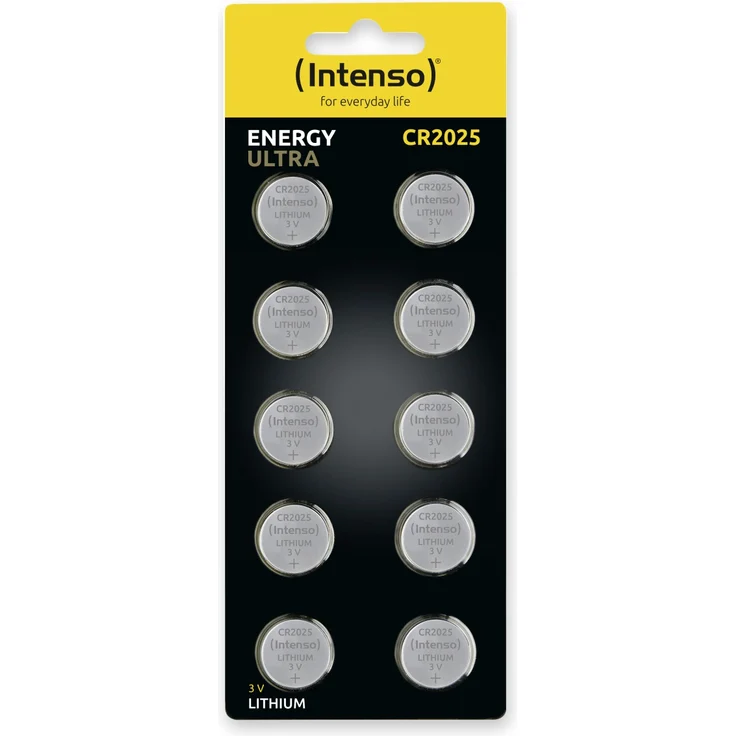 Intenso Energy Ultra Lithium Knopfzelle CR2025 10er Blister – Bild 1