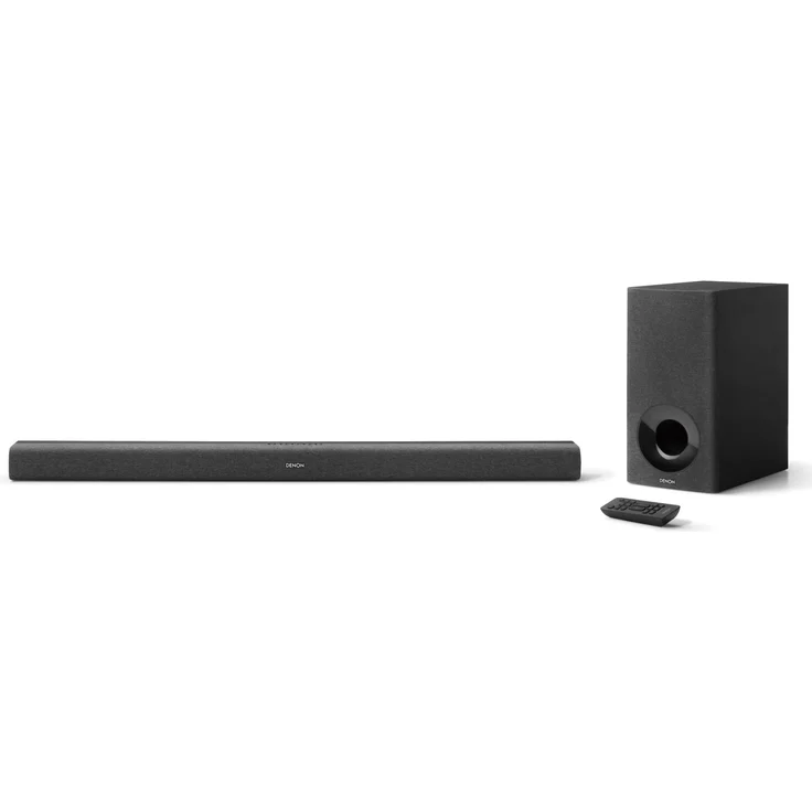 Denon DHT-S416H 2.1 Soundbar mit Subwoofer, kabellos/kabelgebunden, geeignet für TV, schwarz – Bild 8