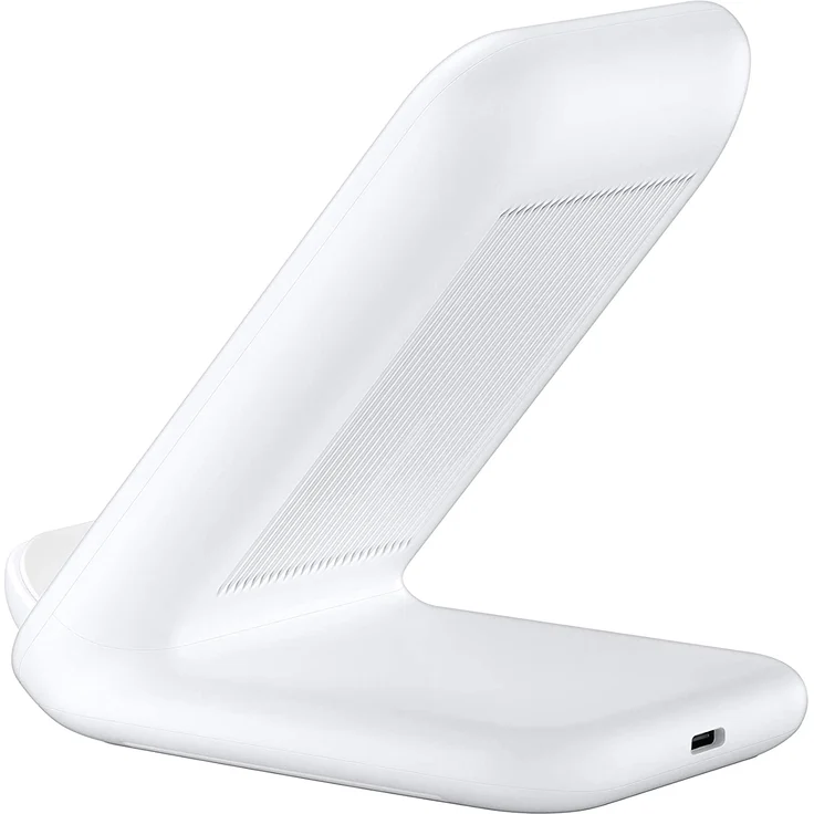 Samsung EP-N5200 Wireless Charger Stand, 15 W, Qi Ladestation, weiß – Bild 3