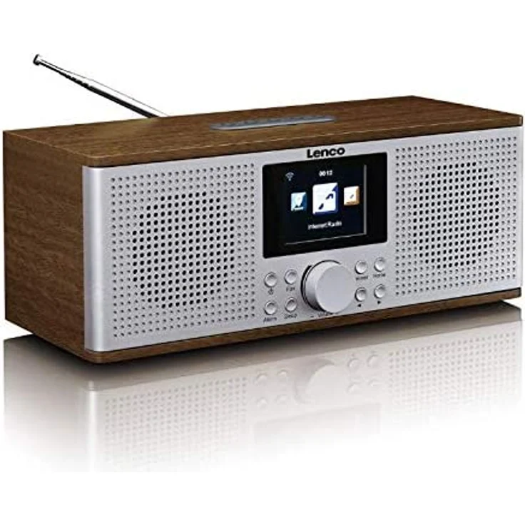 Lenco DIR-170 Internetradio mit Bluetooth, WLAN, TFT-Display, braun – Bild 2