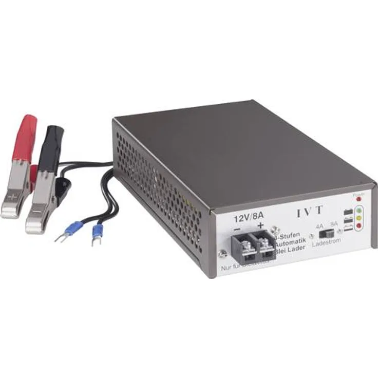 IVT Bleiakku-Ladegerät 3STEP 12V-4A-8A 12V Ladestrom (max.) 8A