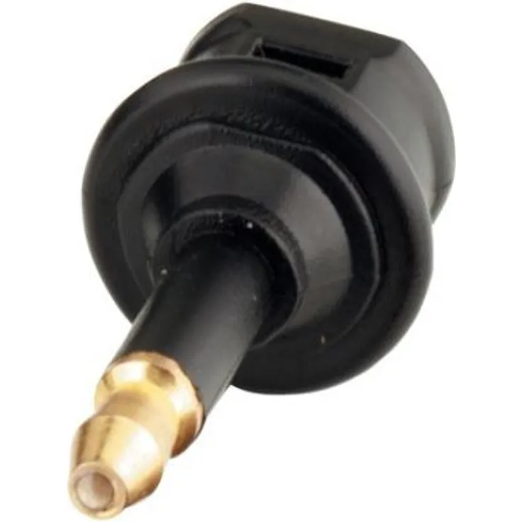 Adapter Toslink Buchse an 3,5mm Mini Stecker, schwarz, Good Connections