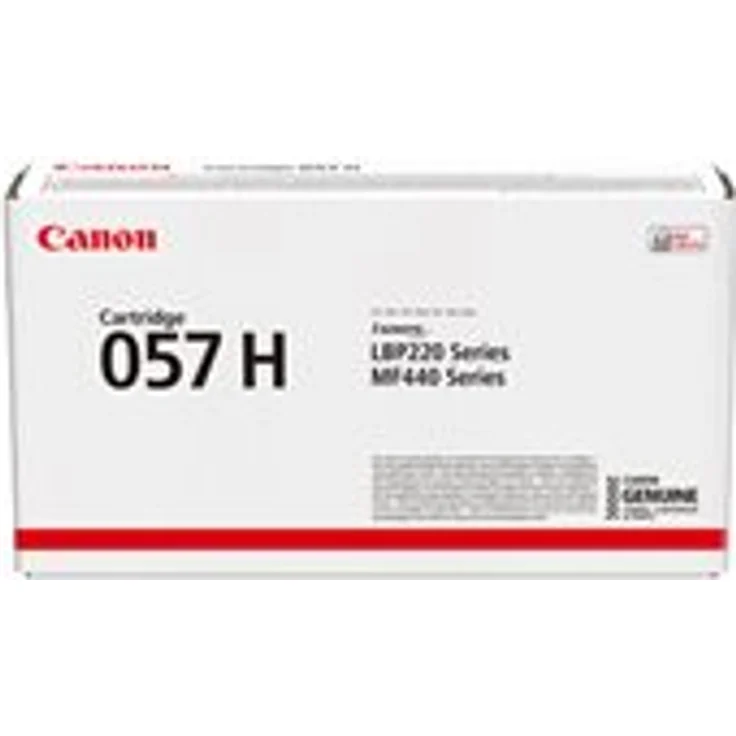 Canon 057 H - Mit hoher Kapazität - Schwarz - Original - Tonerpatrone - für i-SENSYS LBP223dw, LBP226dw, LBP228x, MF443dw, MF445dw, MF446x, MF449x - Preisvergleich – Bild 1
