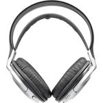 Panasonic RP-WF950E-S Funk-Kopfhörer mit Ladestation (Surround Sound, Auto Tuning, 100 m Reichweite) silber