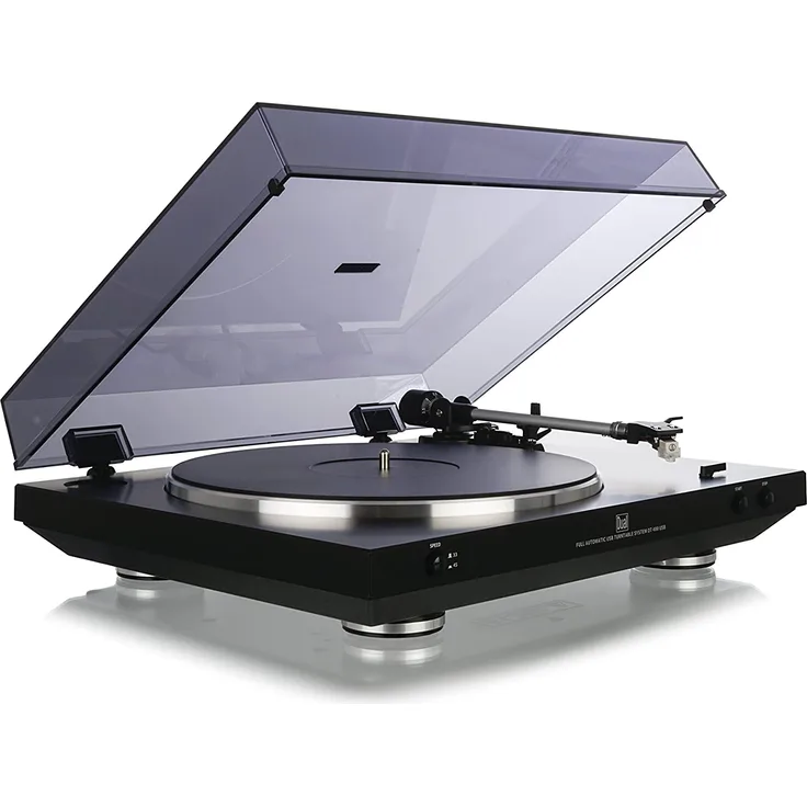 Dual DT 400 USB-Plattenspieler schwarz Vollautomatik mit Entzerrer-Vorverstärker