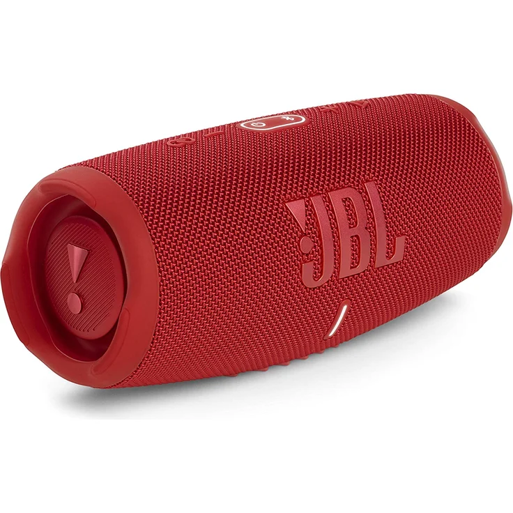JBL Charge 5 Bluetooth-Lautsprecher mit 20 Stunden Akkulaufzeit, Powerbank, PartyBoost, wasserfest rot – Bild 2