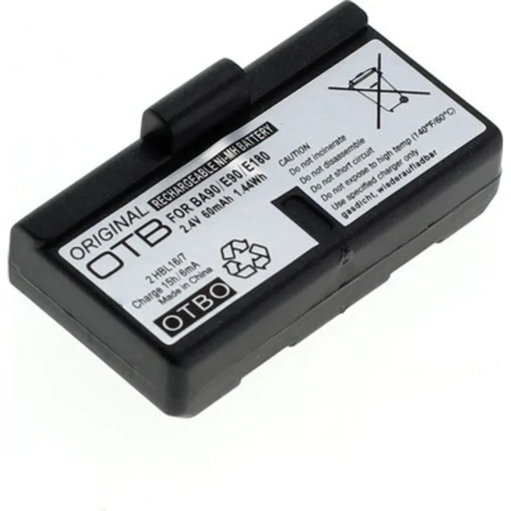 OTB - Ersatzakku kompatibel zu Sennheiser BA 90 / E 90 / E 60 - 2,4 Volt 60mAh NiMH