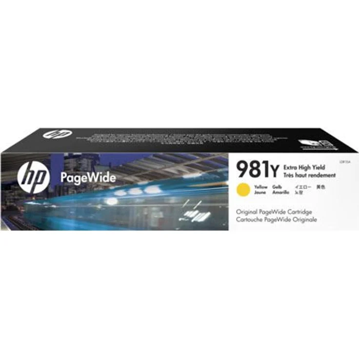 HP 981Y (L0R15A) Original PageWide Druckerpatrone (mit sehr hoher Reichweite für HP PageWide Enterprise) gelb – Bild 1