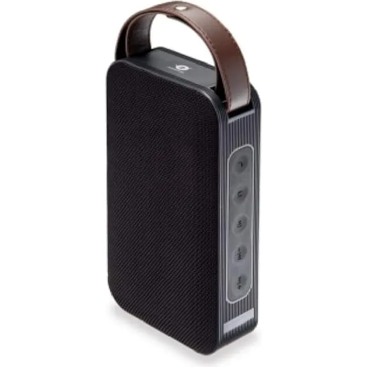 Conceptronic BRONE01B BRONE Bluetooth-Lautsprecher mit MP3-Player, Kartenleser, Mikrofon, Radio, USB-Player, schwarz