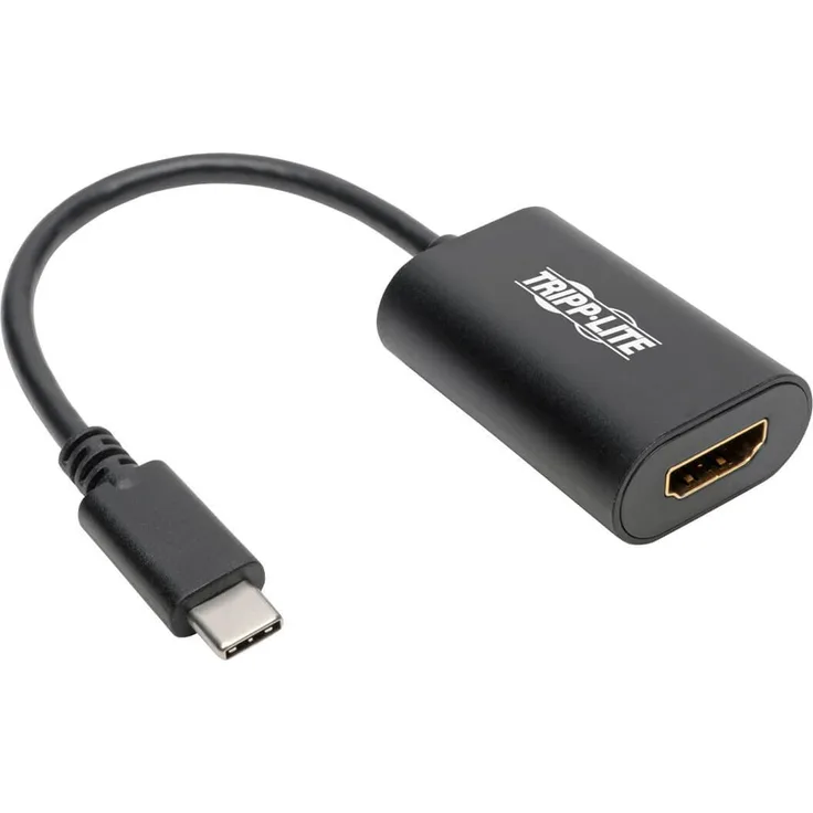 Tripp Lite U444-06N-HD4K6B 0.1524m USB C HDMI Schwarz - Videokabel-Adapter (0,1524 m, USB C, HDMI, Männlich, Weiblich, Nickel-Gold)