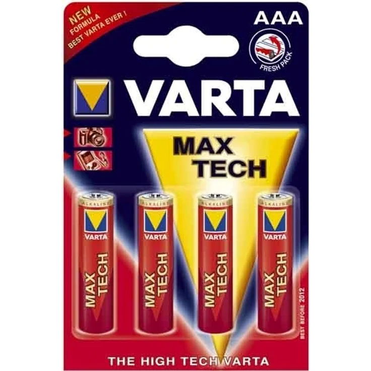 VARTA Longlife Max Power Batterie AAA Micro Alkaline Batterien LR03, 4er Pack – Bild 1