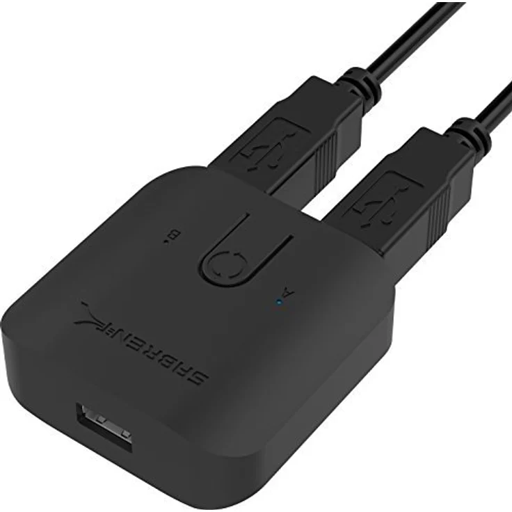 Sabrent USB 2.0 Sharing Switch für mehrere Computer und Peripheriegeräte LED Gerät Indikatoren (usb-sw20) – Bild 1