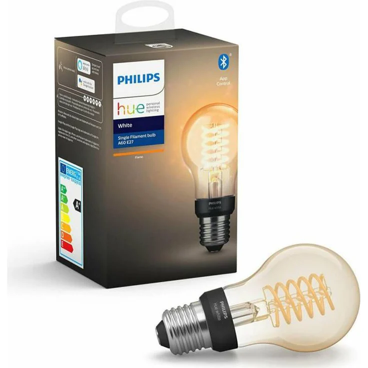 Philips Hue White Filament E27 LED Lampe, dimmbar, warmweißes Licht, steuerbar via App, kompatibel mit Amazon Alexa (Echo, Echo Dot) – Bild 2