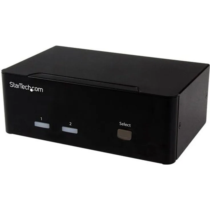 StarTech.com 2 Port KVM Switch mit Dual-VGA und 2-fach USB Hub - USB 2.0