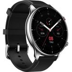 Amazfit GTR 2 Classic Smartwatch GPS, Unisex, 46,4mm, Edelstahlgehäuse, Lederarmband, Obsidian Black