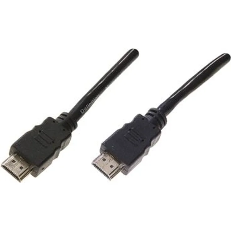 SCHWAIGER -HDM0130 053- High-Speed-HDMI-Kabel mit Ethernet- 1,3 m-HDMI Stecker > HDMI Stecker-Ultra HD, 4K, 3D, 18 Gbit-s-schwarz