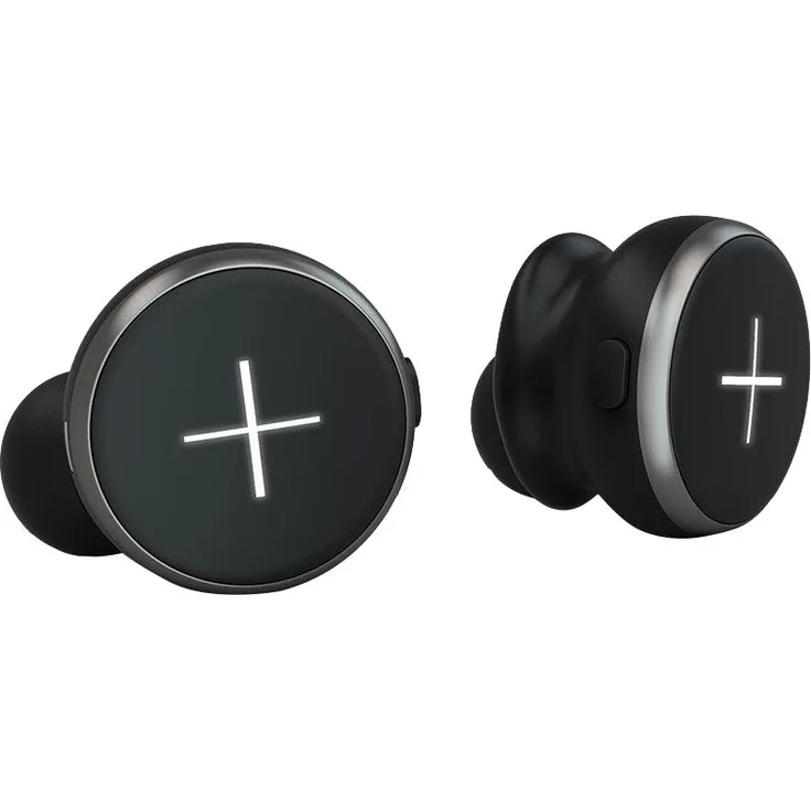 X by Kygo Xellence True Wireless In-Ear-Kopfhörer mit Bluetooth, Noise Cancelling, Schnellladefunktion, Google Assistant, Apple Siri, spritzwassergeschützt, schwarz