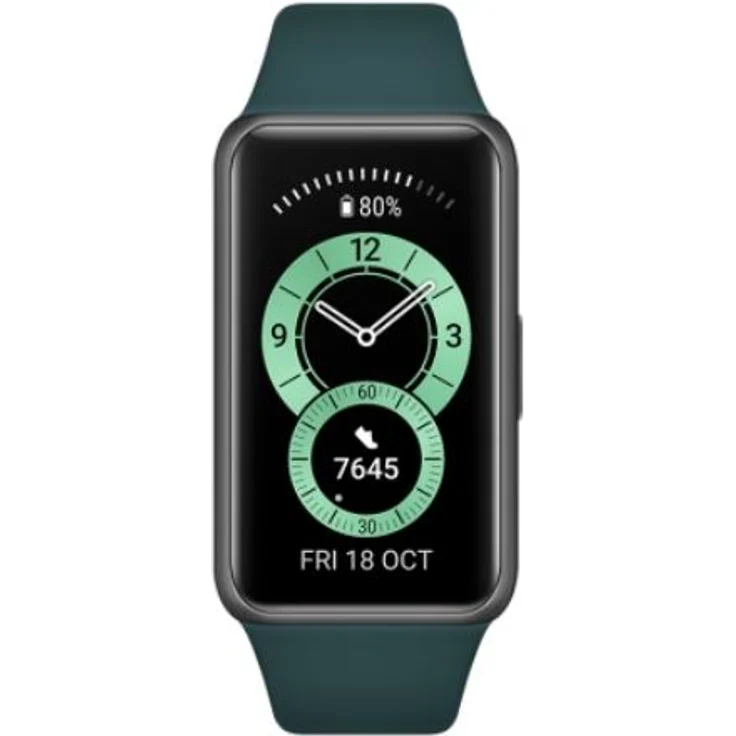 Huawei Band 6 Fitness-Tracker Unisex, 43 x 25,4mm, Kunststoffarmband, Forest Green – Bild 2