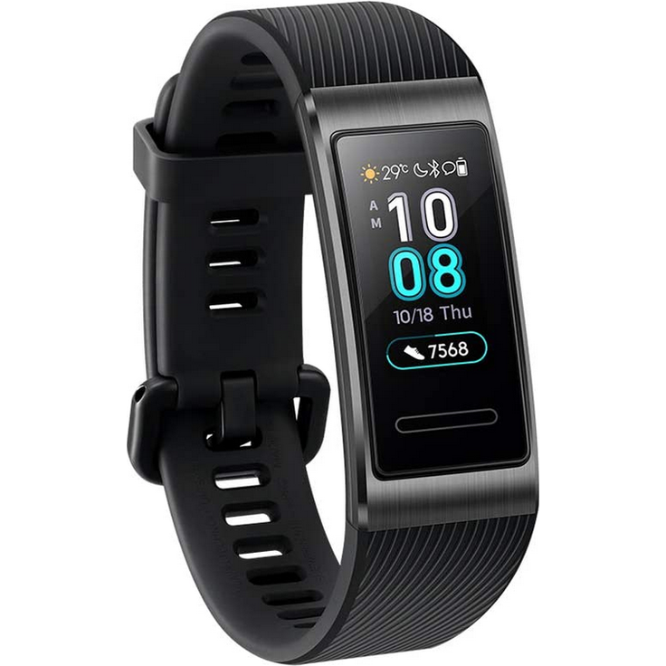Huawei Band 3 Pro Fitness-Tracker Unisex, Einheitsgröße, Metallgehäuse, Schwarz