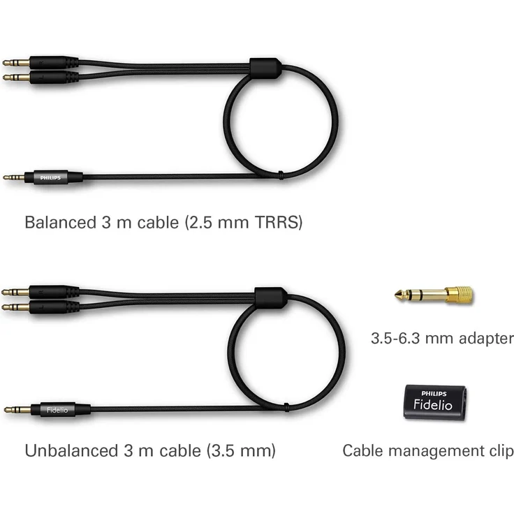 Philips Fidelio X3 Over-Ear-Kopfhörer, schwarz – Bild 9
