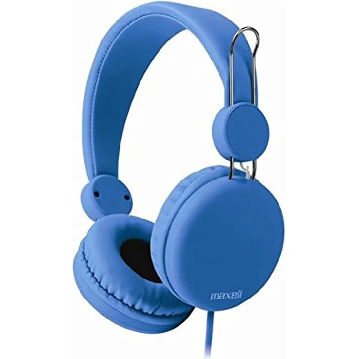 Maxell Spectrum HP Kopfhörer mit inline Mikrofon blau