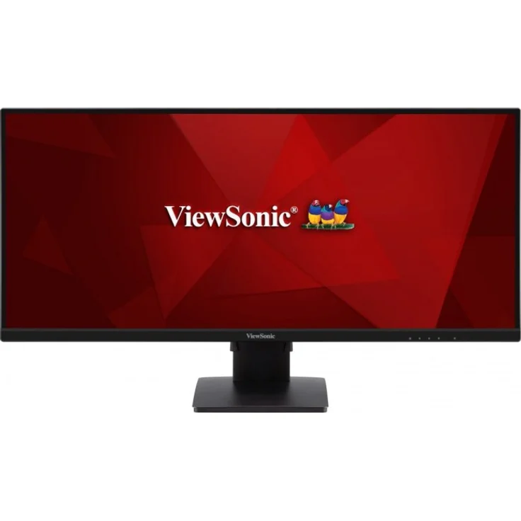 Viewsonic VA3456-MHDJ 86,4 cm (34 Zoll) Monitor (UWQHD, IPS-Panel, HDR10, HDMI, DP, Höhenverstellbar, Lautsprecher) Schwarz – Bild 1