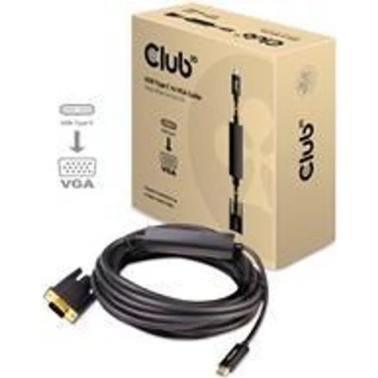 Club 3D Club3D Kabel USB 3.1 Typ C > VGA 5m aktiv St/St retail (CAC-1512)