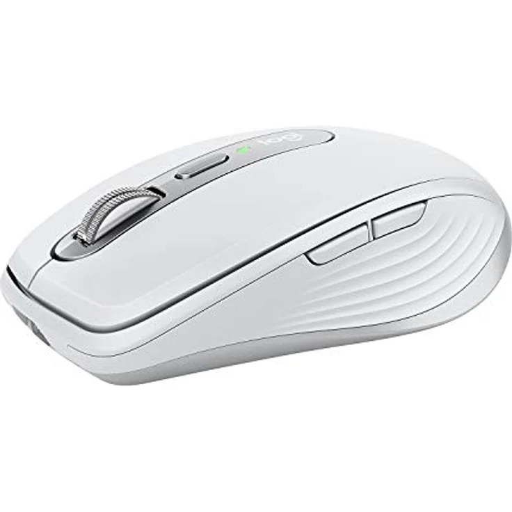 Logitech MX Anywhere 3 kompakte, leistungsstarke Maus Kabellos, Magnetisches Scrollen, ergonomisch, anpassbare Tasten, USB-C, Bluetooth, Apple Mac, iPad, Windows PC, Linux, Chrome - PALE GREY – Bild 1