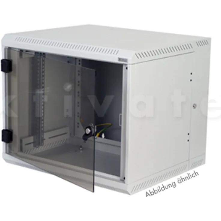 Triton Delta B 19 Wandschrank einteilig 6HE-495mm, Vollglast