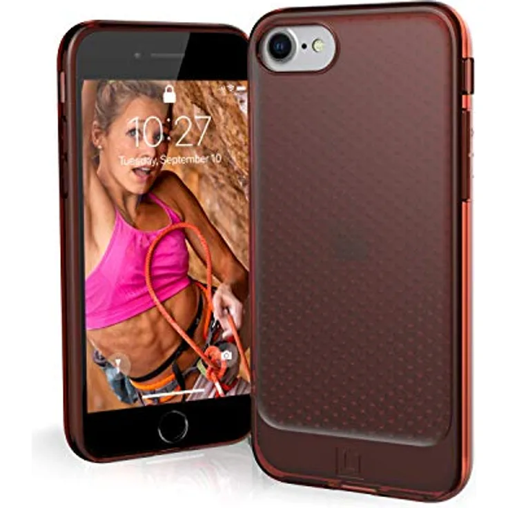 UAG Urban Armor Gear 11204N319797 Lucent iPhone SE/8/7 (2020) Orange Transparent