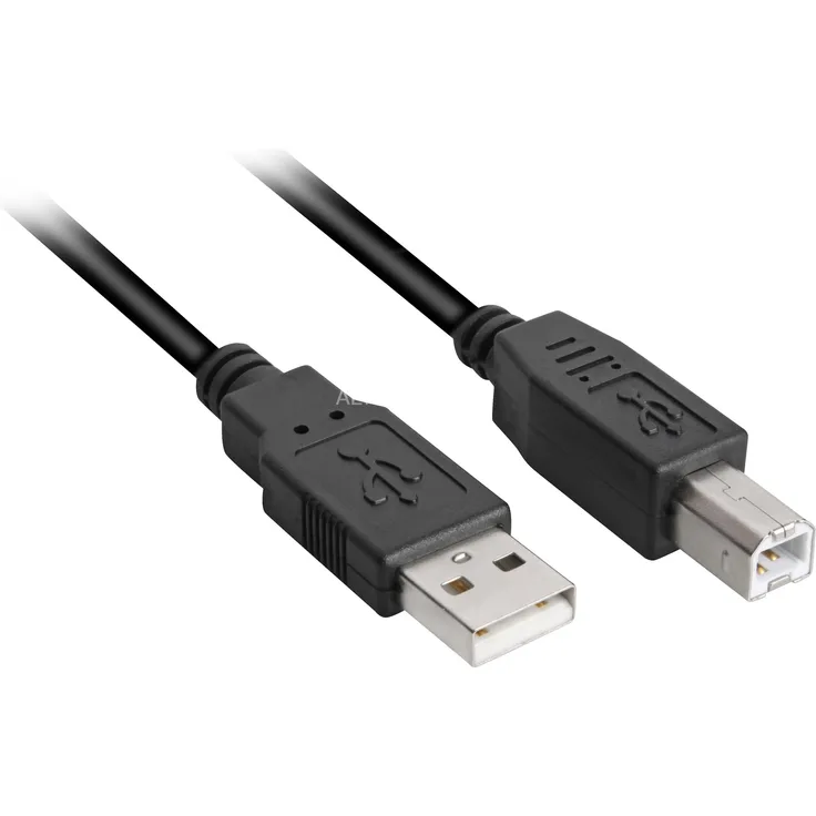 Sharkoon Kabel USB 2.0, schwarz