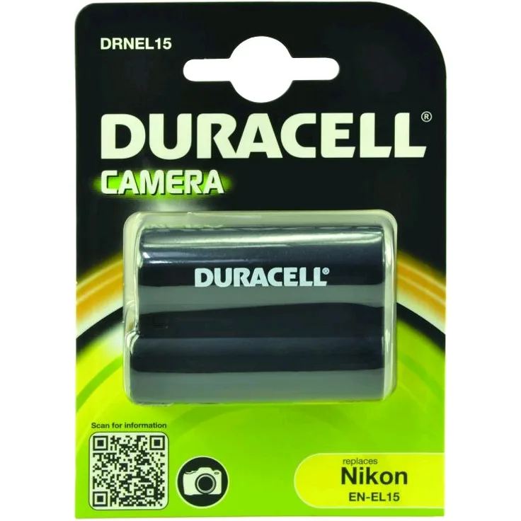 Duracell DRNEL15 Li-Ion Kamera Ersetzt Akku für EN-EL15