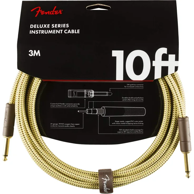 Fender Kabel Deluxe Series, 3m, tweed