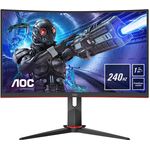 AOC C32G2ZE/BK - 31,5 Zoll, Full HD (1920 x 1080), VA-Panel, 240Hz, 1ms, 300cd/m² (C32G2ZE/BK)