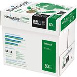 Navigator Universal Papier vielseitig einsetzbar eingeriest 80 g/m² A4 5 x 500 Blatt weiß
