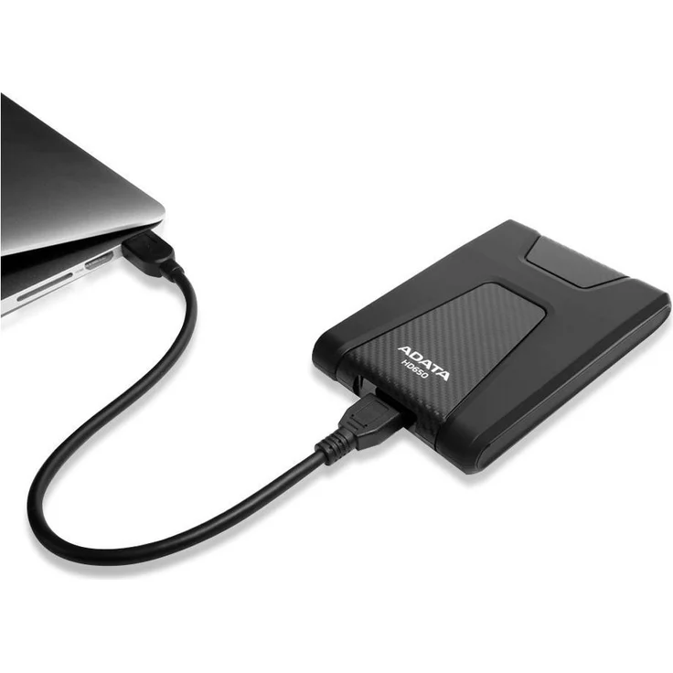 ADATA DashDrive Durable HD650 - Festplatte - 1 TB - extern (tragbar) - 2.5 Zoll (6.4 cm) - USB 3.0 - Schwarz (AHD650-1TU3-CBK) – Bild 5