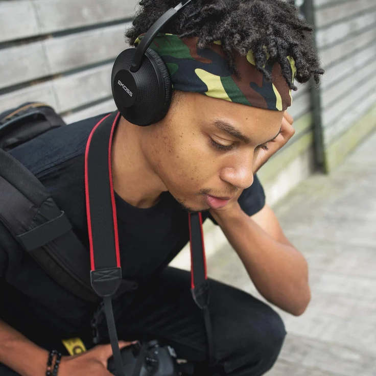 Koss KPH7 wireless On-Ear-Kopfhörer, mit Bluetooth, schwarz – Bild 4