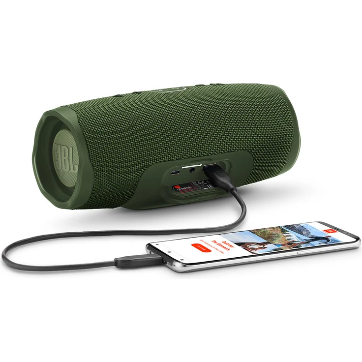 JBL Charge 4 Bluetooth-Lautsprecher, wasserdicht, grün – Bild 7