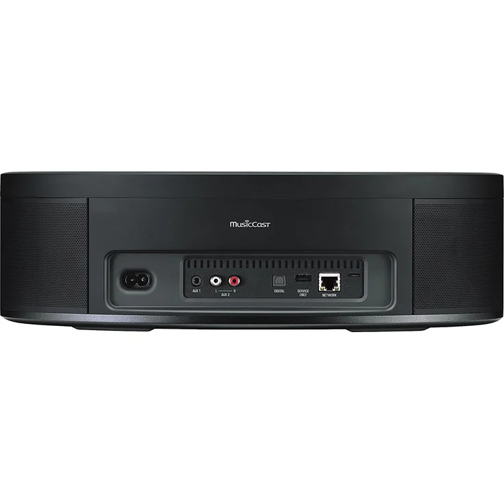 Yamaha MusicCast 50 WX-051 Multiroom-Lautsprecher mit Alexa, Webradio, geeignet für Indoor, schwarz – Bild 7