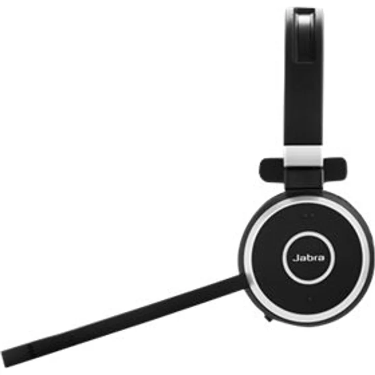Jabra Evolve 65 Wireless Mono On-Ear Headset Unified Communications zertifizierte Kopfhörer mit langer Akkulaufzeit USB Bluetooth Adapter Schwarz – Bild 3