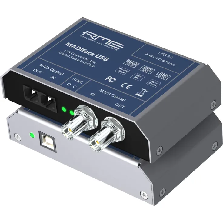 RME MADIface USB, 128-Channel, 192 kHz, mobile MADI USB Audio Interface