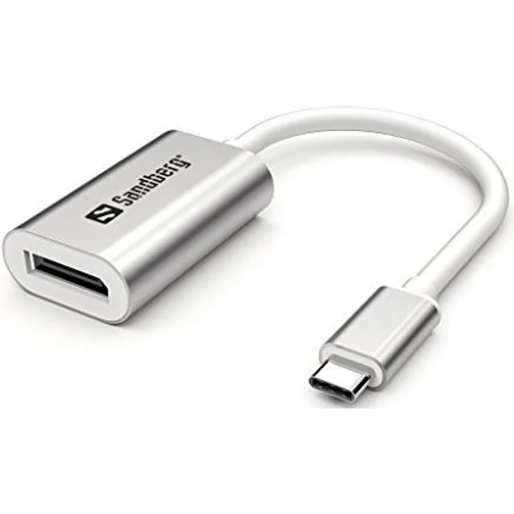 Sandberg 136-19 USB-C auf DisplayPort Link USB-Adapter Silber